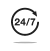 24/7 accessibility